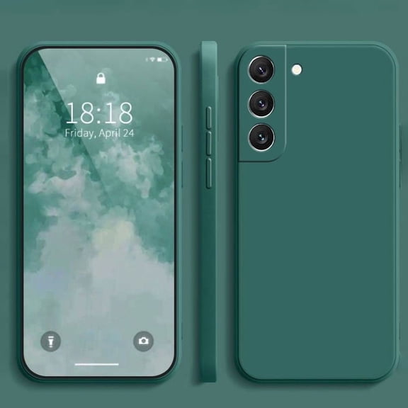 Kryonix Case for Samsung Galaxy S25, Slim Solid Color Liquid Silicone Protective Cover, Purple/Blue/Pink/Gold