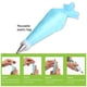 thumbnail image 5 of Inteprter 18 piezas Boquillas para glaseado de mantequilla Reutilizable PP Bolsa de pastelería Kit de azúcar para pasteles Chef Niños Cocina y Comedor, 5 of 6