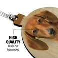 thumbnail image 3 of Red Smooth Dachshund Wiener Dog Breed Wood Christmas Tree Holiday Ornament, 3 of 7