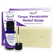 Naturasil Tinea Versicolor Value Pack with 10% Sulfur Medicated Soap and 15ml Topical Liquid