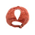 thumbnail image 5 of Empire Cove Womens Washed Ponytail Caps Cotton Hats Vintage Relaxed Fit Salmon, 5 of 6