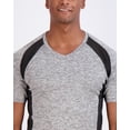 thumbnail image 4 of Real Essentials 5 Pack: Men’s V-Neck Dry-Fit Moisture Wicking Active Athletic Tech Performance T-Shirt, 4 of 6