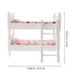 thumbnail image 2 of BESTYASH Mini Lits Design Rustique Mini Meubles de Maison 1ensemble, 2 of 8