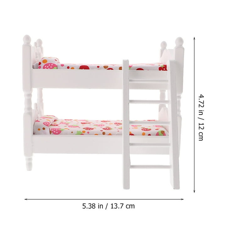 Dollhouse Bunk Bed Bunk Beds Mini Furniture Models Dollhouse - Main Image