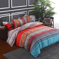 thumbnail image 2 of Cover King, 3 Pieces Soft Lightweight Microfiber Duvet Cover Set, Multicolor, 2 of 7