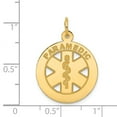 thumbnail image 3 of 14K Yellow Gold Charm Pendant 26 mm 19 Medium Paramedic Medical, 3 of 3