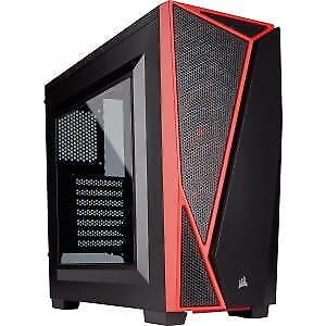 Corsair Carbride Spec-04 Mid-Tower Gaming Computer Case Black Red (Best Computer Specs For Gaming)