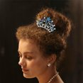 thumbnail image 5 of PAMINGONO 2Pcs Rhinestone Crown Comb Hair Decoration for Elegant Updos Women at Parties, 5 of 7