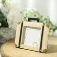 thumbnail image 5 of Efavormart 4 Pack | Mini 3" Suitcase Resin Picture Frame Party Favors, Wedding Vintage Travel Place Card Holders, 5 of 5