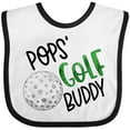 thumbnail image 3 of Inktastic Pops' Golf Buddy with Golf Ball Boys or Girls Baby Bib, 3 of 4