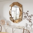 thumbnail image 4 of LUVODI Modern Art Mirror with Beveled Edge Frame Geometric Bathroom Wall Mirror 28 x 39 inch, 4 of 8