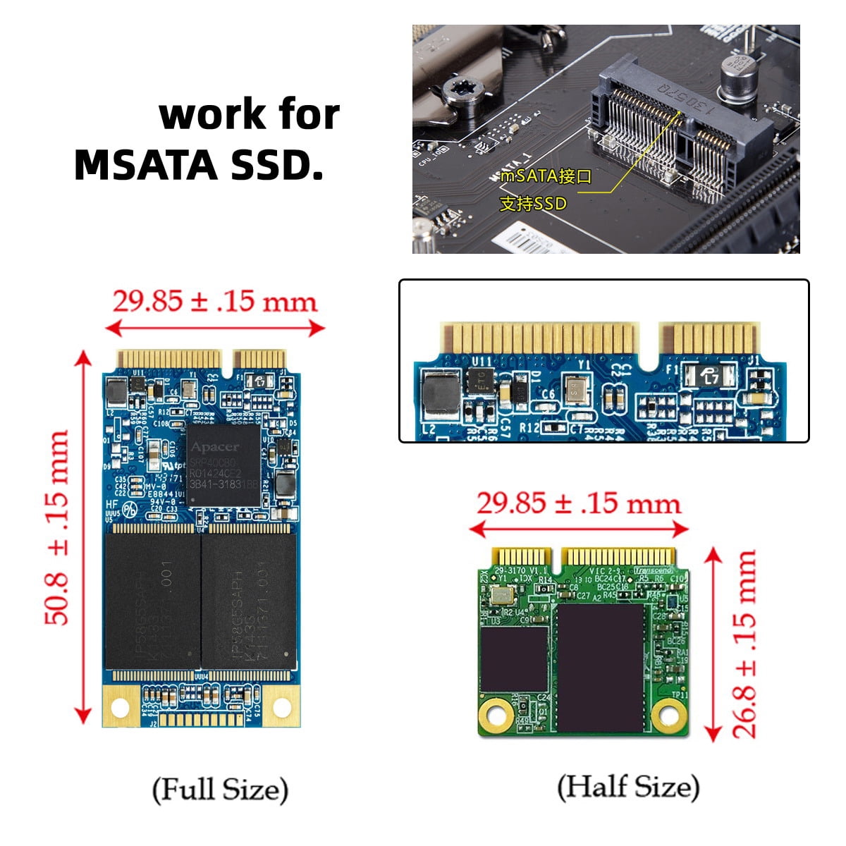Chenyang Dual MSATA NGFF B+M SSD Card JBOD Raid0 Span Bridge to 2.5inch SATA Combo HDD Disk Drive Enclosure