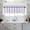 Purple, variant on Purple Striped Valance Curtains for Kitchen/Living Room/Bathroom/Bedroom Window, Modern Farmhouse Purple White Stripes Rod Pocket Small Topper Half Short Window Curtains Voile Sheer Scarf 42"x12"