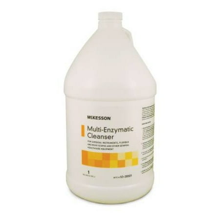 Cleaner Spearmint - McKesson Multi-Enzymatic Cleanser 53-28501 1 Gallon 1 Each, Eucalyptus Spearmint Scent