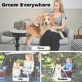 thumbnail image 6 of Dr. Milou CalmCare Cordless Pet Grooming Vacuum Kit, Low-Noise 5-in-1 Grooming & Vacuum System with Clippers & Brushes, 3 Suction Levels, for Dogs & Cats, 6 of 8