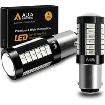 Alla Lighting 2800lm 7528 1157 LED Bulbs Red Turn Signal Lights Brake Lights Stop Lights Bulbs Xtreme Super Bright 5730 33-SMD 12V Lamps BAY15D 3496 2357 2057 1034 198
