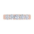 thumbnail image 3 of 1 Carat (ctw) 5-Stone Diamond Wedding Band Ring in 10K Rose Gold (Ring Size 9.25), 3 of 5