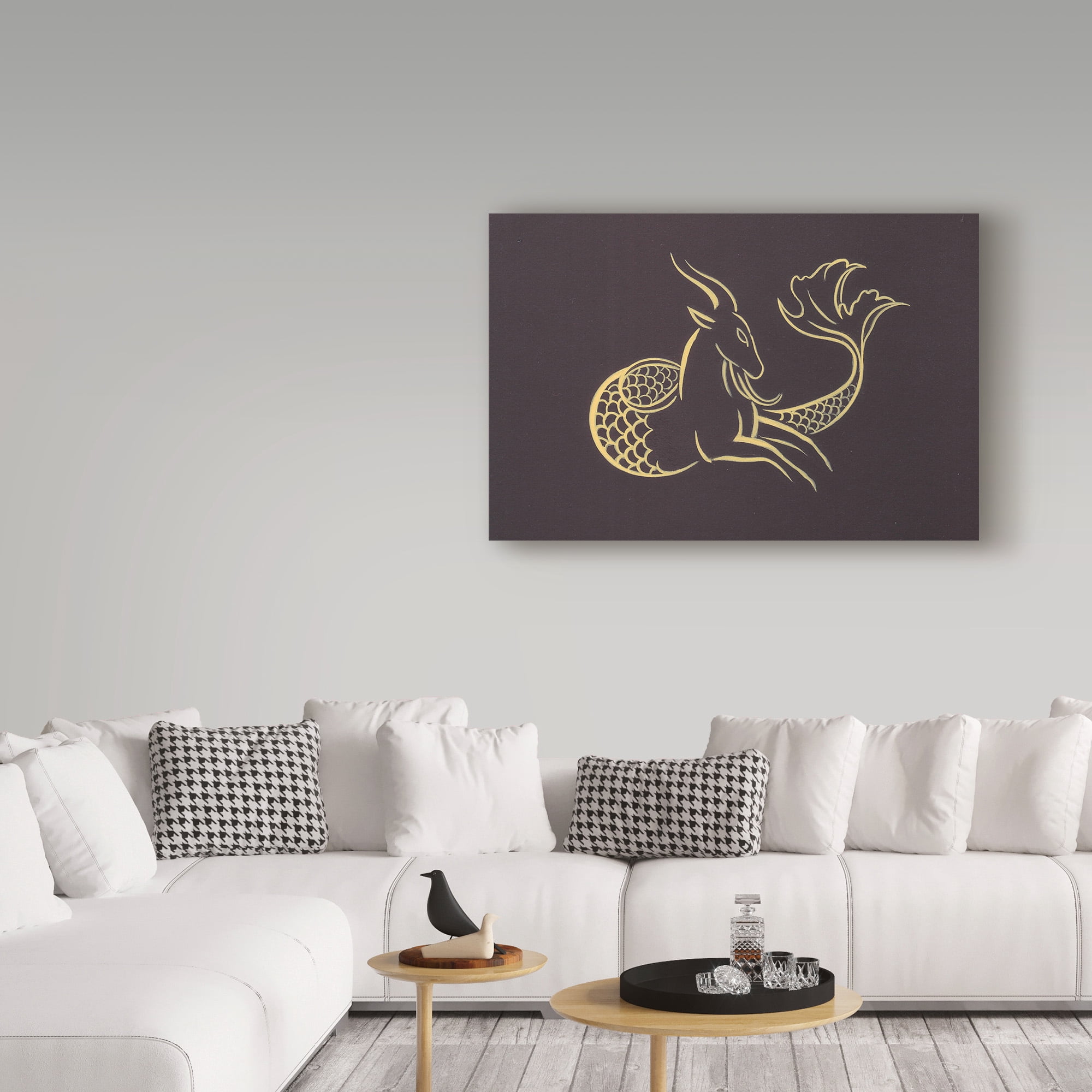 Trademark Fine Art 'Capricorn Remarque' Canvas Art by Kirk Reinert