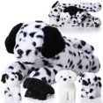 thumbnail image 1 of Perro Skylety de peluche con bebés en su interior, 1 mamá grande con 4 bebés pequeños, 1 of 6