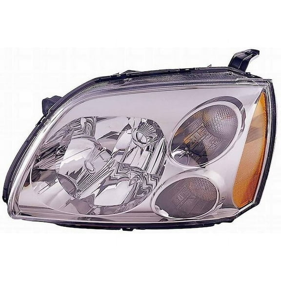 Left Headlight Assembly - Compatible with 2005 - 2007 Mitsubishi Galant 2006