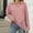 Pink, variant on SEMPAI Sweatshirts & Hoodies Women Tops Long Sleeve Round Neck Hoodies for Women 2024 Sports Tops Classic Fit Amazing Prices Trendy Solid Plus Size Oversized Hoodies for Womens