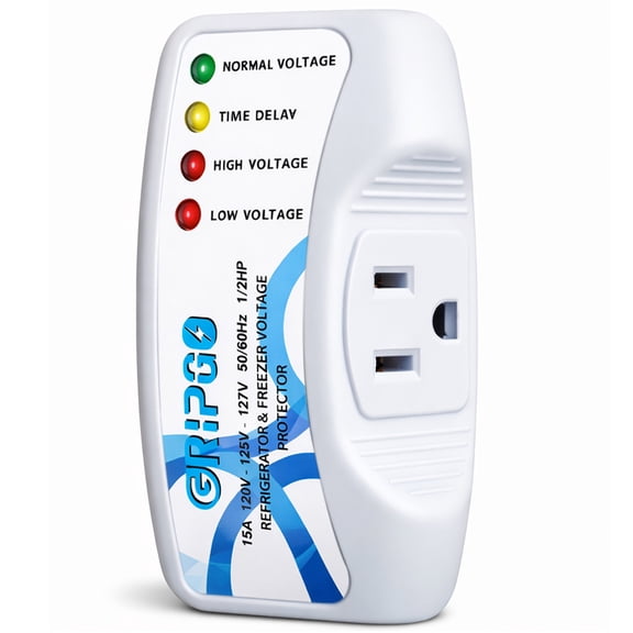 Single Outlet Surge Protector,Power Voltage Protector for Refrigerator Home Appliance, 1875W, 120V 125V, 15A