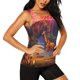 thumbnail image 2 of Fotbe Lantern Giraffes Magical Forest Blusas Sin Mangas para Mujer – Estilo Casual, Corte Suelto, Slim-Fit, Cuello Redondo Deportivo, Tops de Verano para Gimnasio y Yoga-XX-Large, 2 of 7
