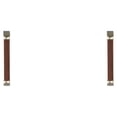 thumbnail image 3 of Guardoinrt 1/2/3 Poignée de Barre d'Appui en Bois Durable - Largement Utilisé Installation Facile Non Sensible à la Déformation Noyer Foncé 30cm 2 Pcs, 3 of 6
