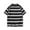 Black, variant on LYEAA Mens Casual Shirts Short Sleeve Crew Neck Loose Summer Pullover T-shirts Striped Soft Comfortable Breathable Men's Tops Black XL