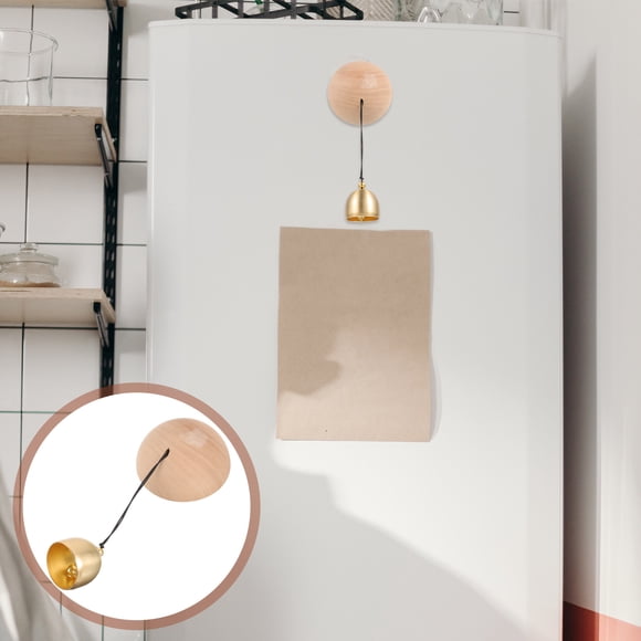 Toddmomy Doorbell for Bedroom Wooden Light Brown Retro Style 1Pack for Bedrooms