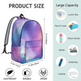 thumbnail image 5 of Colorful Starry Sky and Universe Backpack for School, Cute School Bag with Adjustable Shoulder Straps and Padded Back, 15.7"x11.8"x5.5", 5 of 5