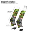 thumbnail image 4 of Vsdgher Fishing Gnome Print Thigh High Socks Extra Long Stretchy Sock Women Over Knee High Opaque Stocking Daily Wear, 4 of 5