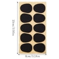 thumbnail image 3 of Yuarrent 10 Uds. Parches para boquilla de clarinete cojines de saxofón silicona negro blanco agudos/Alto/accesorios para saxofón Tenor 0,3mm Accesorios para instrumentos musicales Negro 0.3, 3 of 6