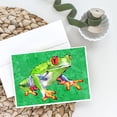 thumbnail image 2 of Green Tree Frog Greeting Cards and Envelopes Pack of 8, 2 of 2