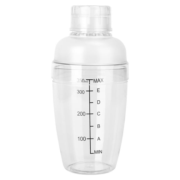 UNOMOR commercial shaker cup PC Resin Clear scale Anti-fall Easy to grip 1Pack Bar Use