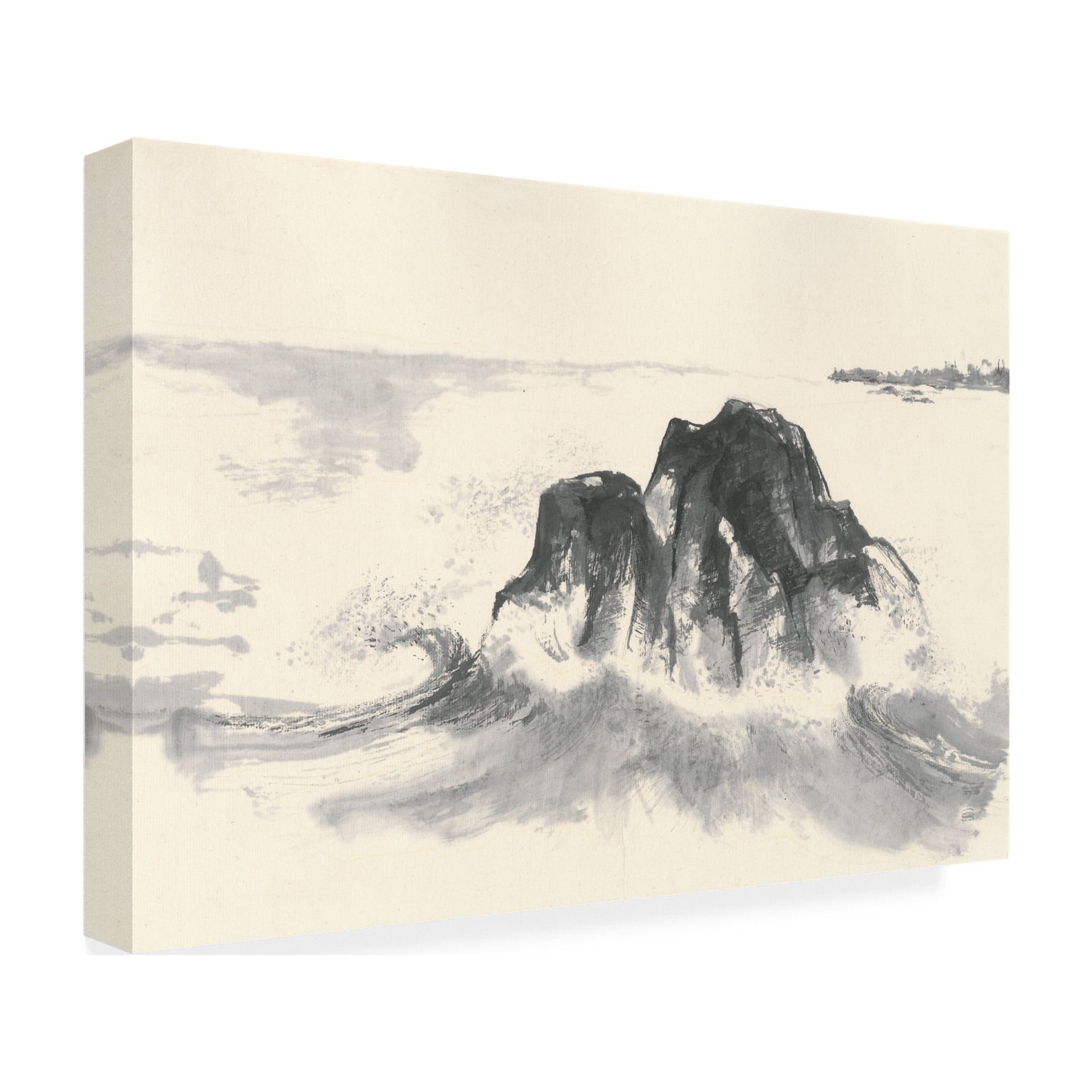 Trademark Fine Art Landscape Canvas Art ' Ocean Waves ' by Chris Paschke