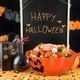 thumbnail image 3 of Plato de fruta con elementos de Halloween, ensaladera con patrón de lámpara de calabaza (naranja), 1 unidad, 3 of 5