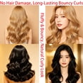 thumbnail image 7 of Casewin Jumbo Foam Sponge Hair Roller Soft Sleeping Rollers Curvy Wavy Hairstyle Curling Hair Styling Tools 24 Pieces Use for Long Hair Short Hair Ladies and Children 2"X2.75" Random Color, 7 of 7