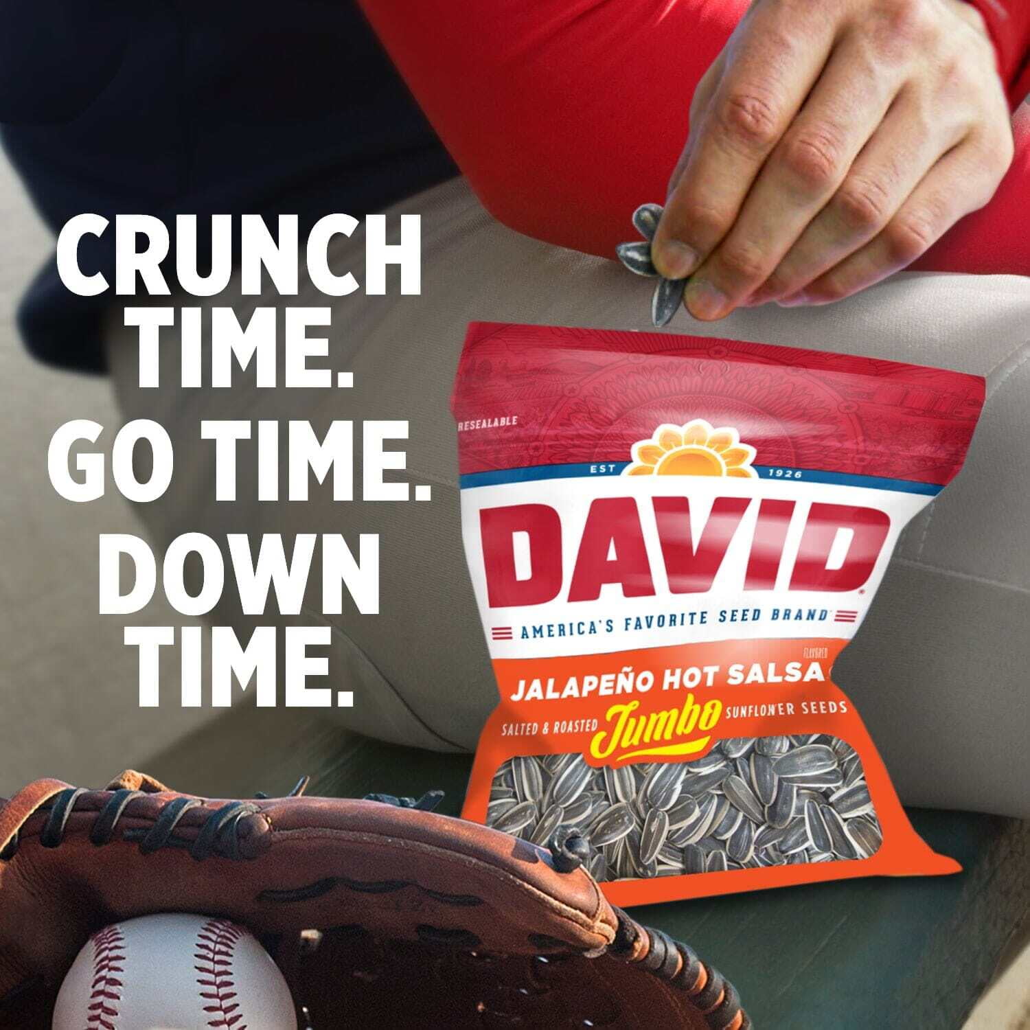 David's Sunflower Seeds Jalapeno 12/5.25 Oz