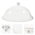 thumbnail image 5 of IBASETOY Acrylic Food Tent Cover Dome Food Protector Cake Display Cover For Outdoor Indoor Use (10 Inches), 5 of 5