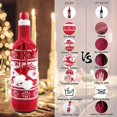 thumbnail image 4 of Bolsos hechos a mano de la botella de vino del suéter del punto de la Navidad para la Navidad, boda, cumpleaños, fiesta, 4 of 5