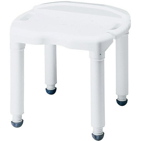 Padded Vinyl Shower Chair - Carex Universal Bath Seat and Shower Chair - Adjustable Height Shower Bench
