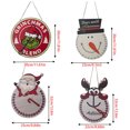 thumbnail image 3 of Neuvojs Grinch Ornaments Christmas Tree Ornaments Countdown Christmas Advent Calendar Wooden Ornaments Christmas Gift Wooden Calendar Ornaments Decorative Ornaments Grinch Christmas Decorations, 3 of 3