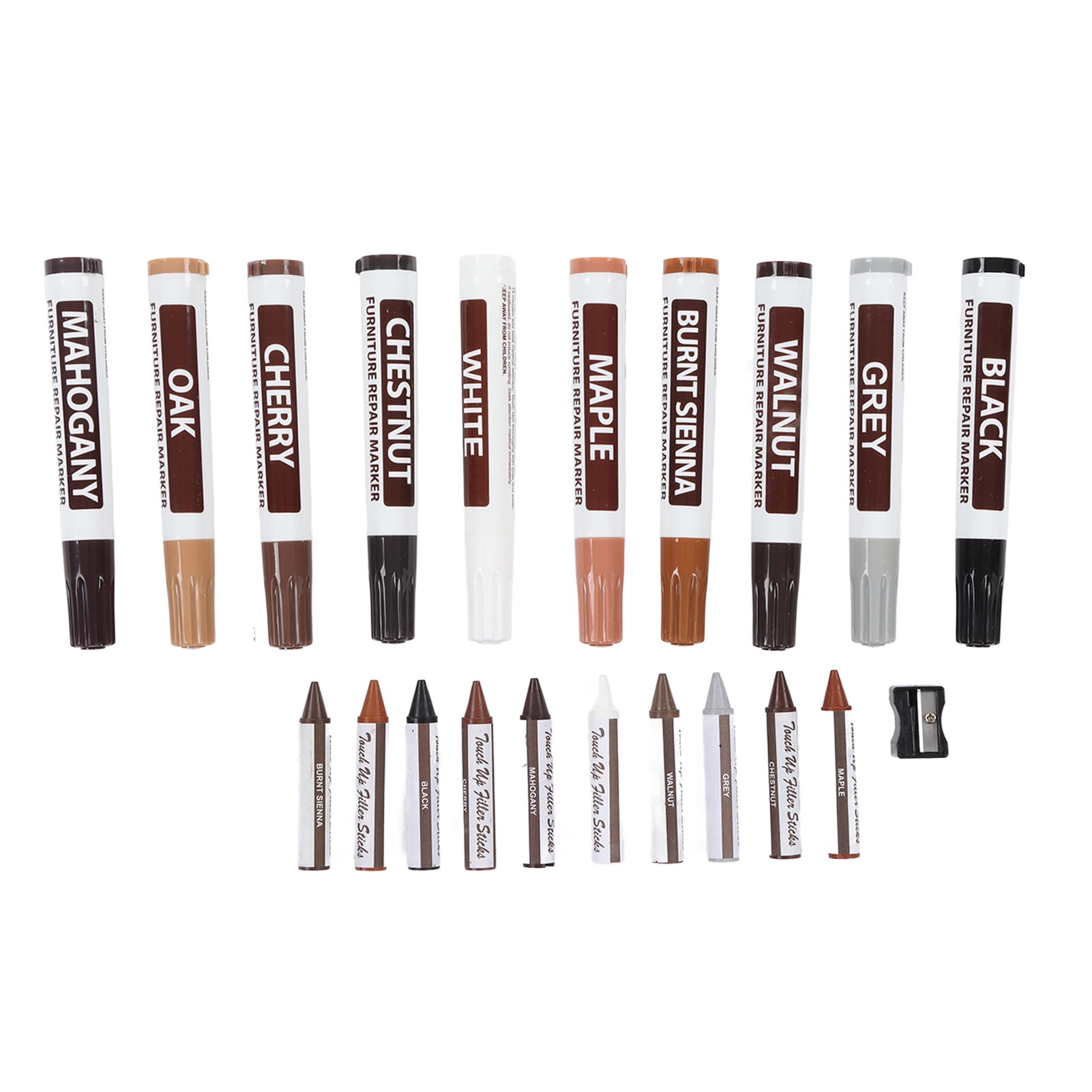 Wood Furniture Markers, Easy To Use Assorted Color Furniture Markers 10Pcs  For Cabinet