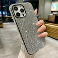 thumbnail image 4 of Crystal Glitter Phone Case - Soft Shockproof, Rhinestone Inlay - for Fashion Protection, Daily/Party, Lightweight & Eco-Friendly, 4 of 5