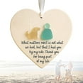 thumbnail image 5 of Cheapark Dog Lover Sea Glass Dog Decor - Heart-Shaped Sea Glass Dogs Ornaments, Seaglass Art, Perfect Pet Christmas Tree Hanging Ornament & Memorial Decoration, 5 of 8
