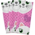 thumbnail image 2 of SKYSONIC Cat Kitchen Dish Towel Set of 1, Super Absorbent Soft Drying Cloth Tea Bar Towels, 28 x 18 Inch, 2 of 7