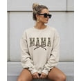 thumbnail image 5 of Trendy Camo Mama Sweatshirt - Distressed Camouflage Sweater for Mom - Coquette Bow Pullover Sand Sweatshirt Adult X-Large, 5 of 7