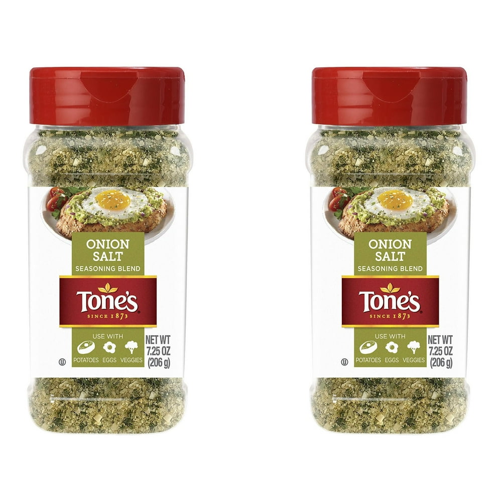 Tone's Onion Salt 7.25 oz. (2Pack)