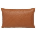 thumbnail image 2 of SAFAVIEH Kelci Solid Pillow, 20" x 20", Camel, 2 of 5